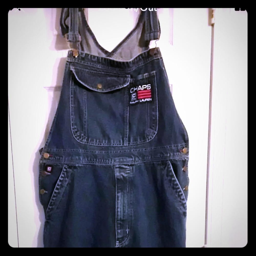 Men’s Vintage Chaps Ralph Lauren XL Overalls.